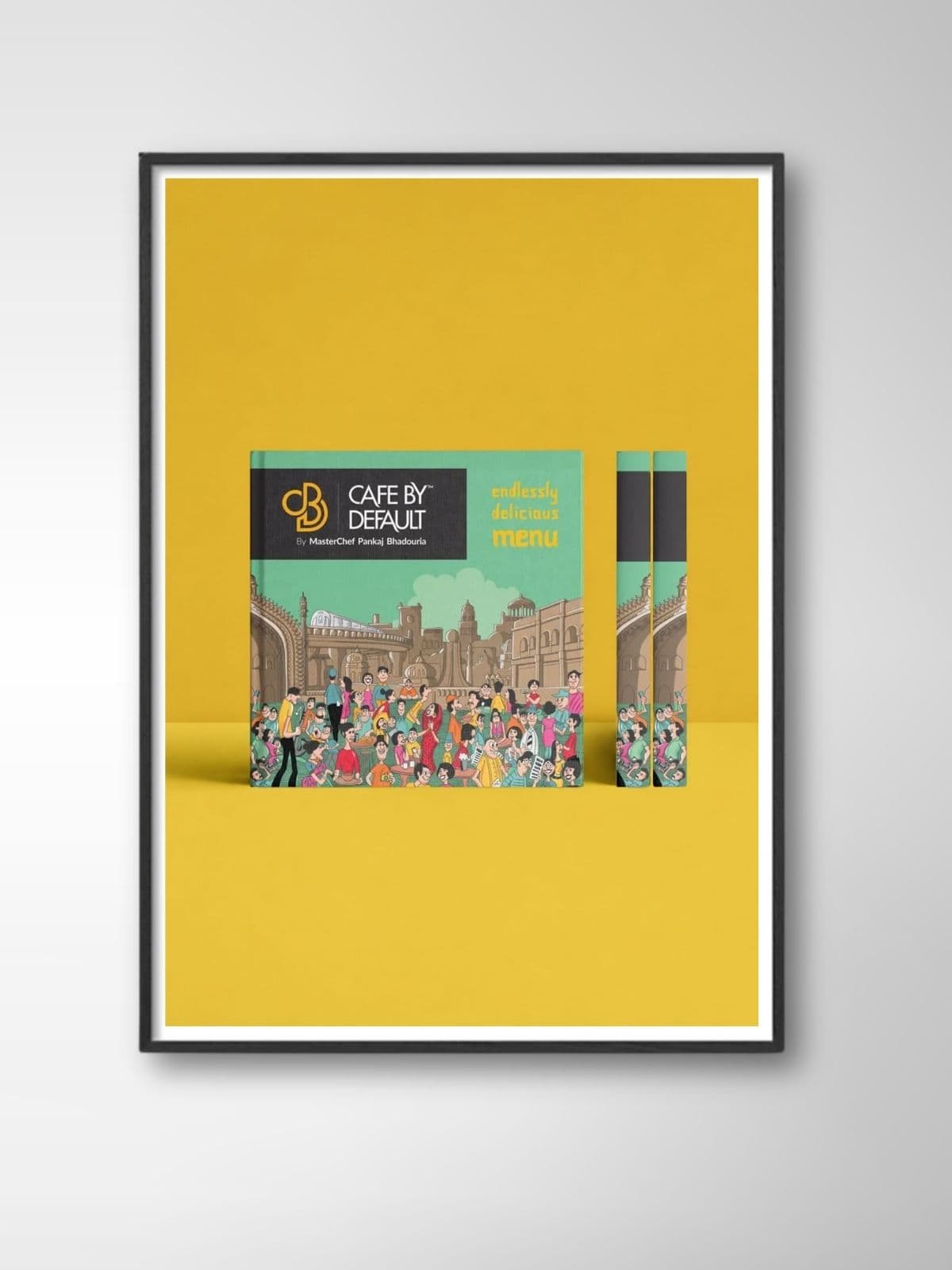 Cover image for Cafe By Default illustration project.